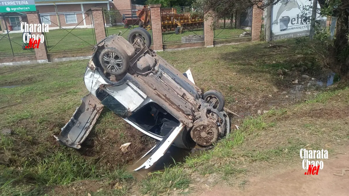 Accidente de tránsito en Ruta 89 y Güemes de Charata: Dos vehículos involucrados