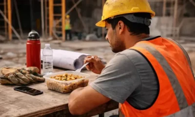 Trabajadores saltean comidas en el trabajo