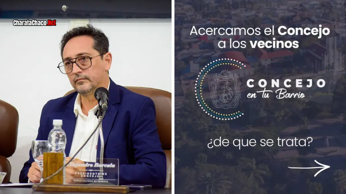Concejo en tu Barrio Charata: sesiones desde el 11 de mayo