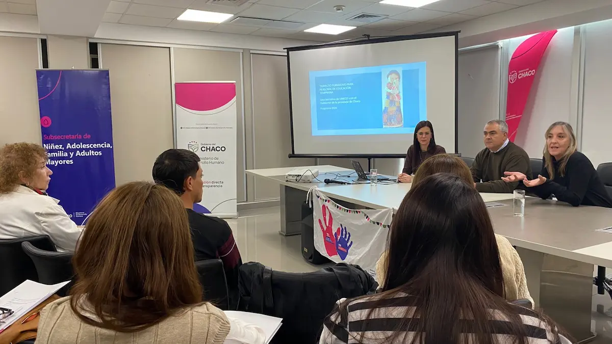 Cuidado de primera infancia: Chaco y UNICEF lanzan formación