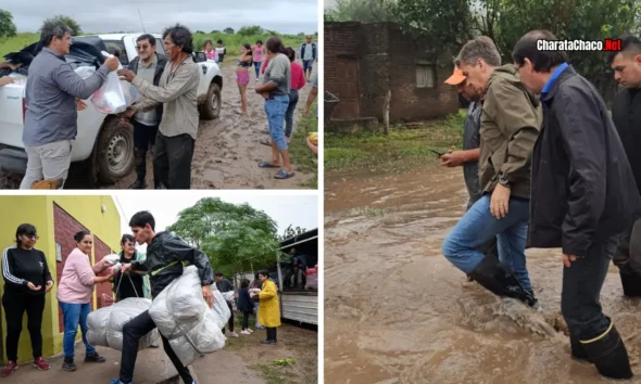 Emergencia hídrica en Chaco: Zdero recorre zonas afectadas