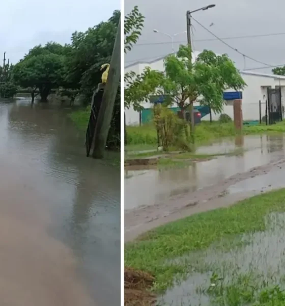 Inundaciones Santa Sylvina: 80 mm y barrios anegados