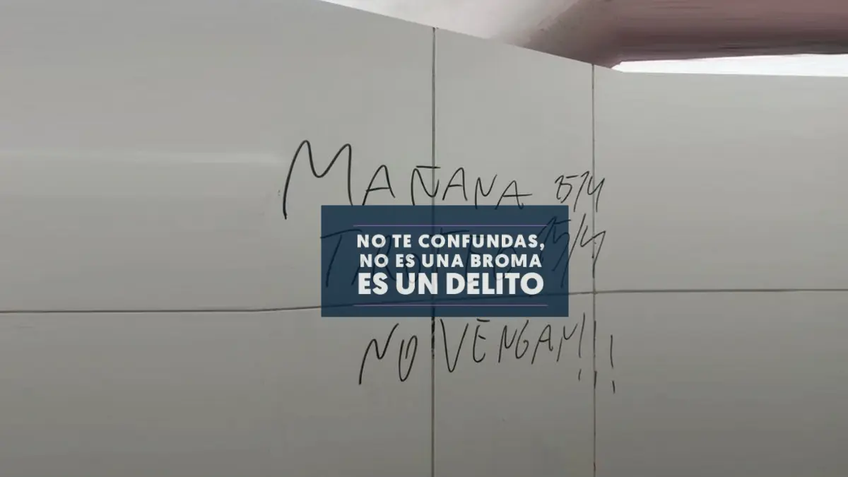 Amenazas escuelas Chaco: protocolo y advertencia penal