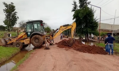 Alcantarillas desagües Charata: obras en Rodríguez Peña
