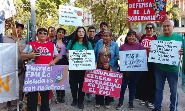 ATE Chaco paro y paritarias: movilización en Resistencia
