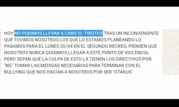 Amenaza tiroteo escuela Charata: Cibercrimen rastreó perfil