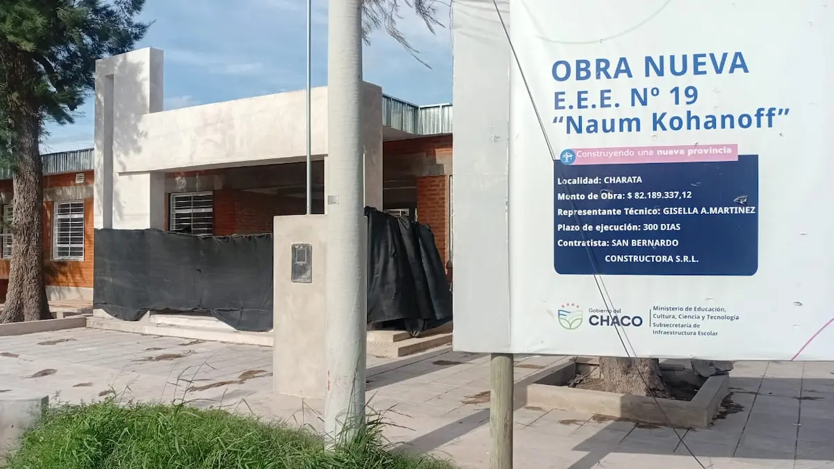 Escuela Especial Charata nuevo edificio: Naum Kohanoff
