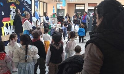 Acto del 25 de mayo en el Jardín 175 de Charata