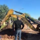 Obras de desagüe en Charata: Rach supervisó los trabajos