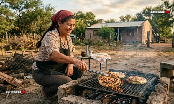 Torta a la parrilla en Charata: sabor y tradición del norte