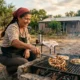 Torta a la parrilla en Charata: sabor y tradición del norte