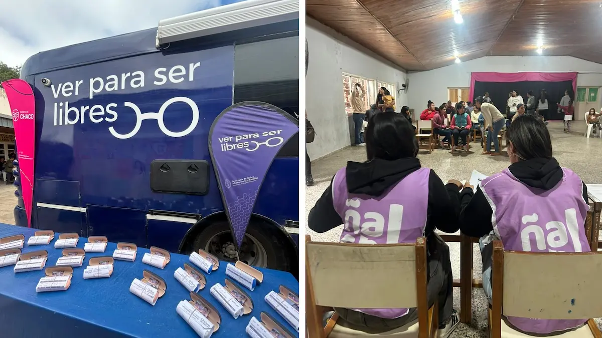 Ver para Ser Libres en Charata: anteojos gratis el 8 de mayo