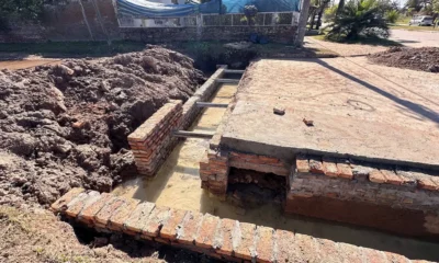 Alcantarillas y desagües en Charata: obras en Alem y Castex