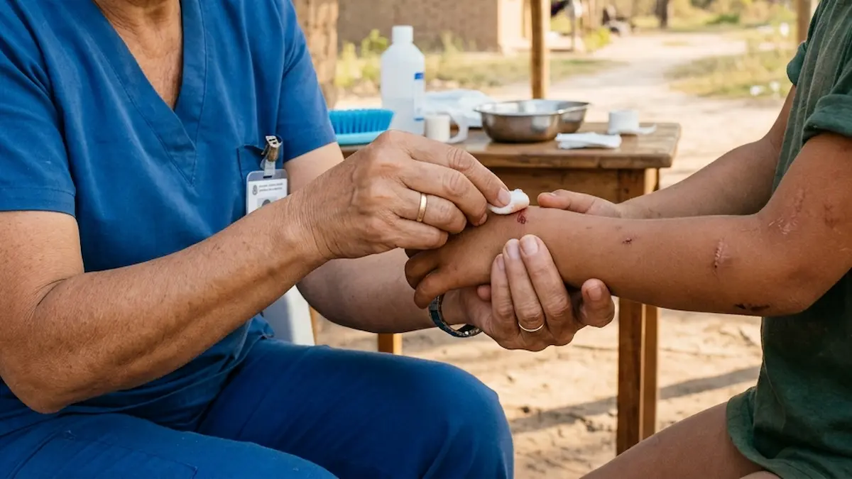 Operativo de salud en Charata: niño sano y vacunas hoy
