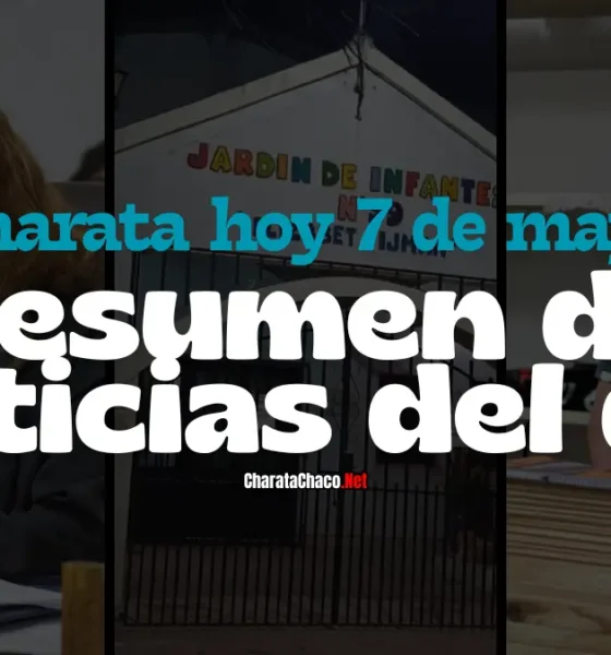 Charata hoy 7/5: talleres, alerta y protección animal