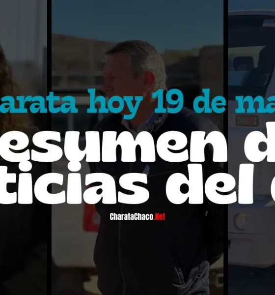 Charata hoy: martes 19 de mayo de 2026