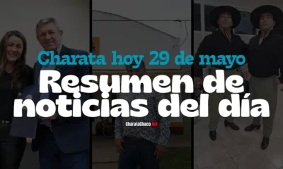 Charata hoy, viernes 29 de mayo de 2026: todas las noticias del día