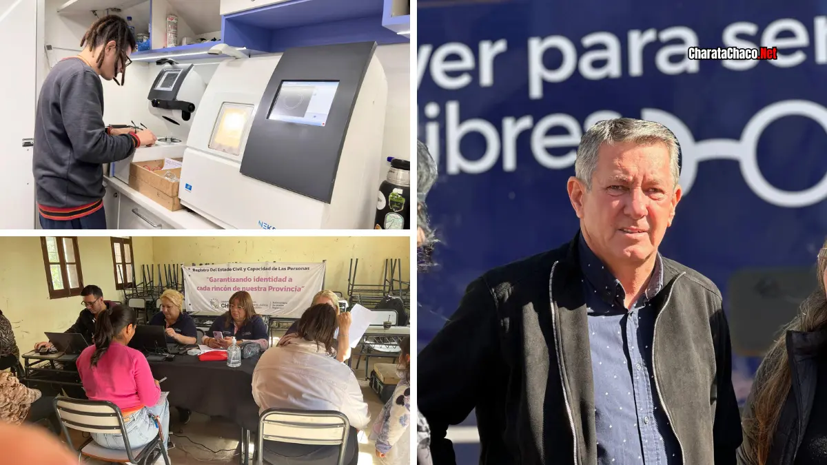 Operativo oftalmológico en Charata: 139 controles y anteojos