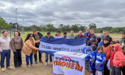 Nuevos vestuarios para el Club Sportivo Charata con fondos de Lotería Chaqueña