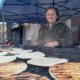 Torta a la parrilla Charata: 30 años de oficio y 100 por día