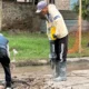 Bacheo en Charata: el municipio trabaja en distintos puntos