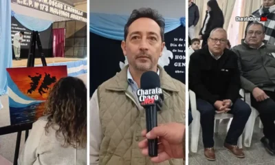 Barcala en el acto de Malvinas en Charata: "Tenemos que malvinizar, no esperar una fecha"
