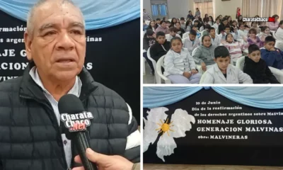 Veterano de Malvinas Ángel Fernández: "El sacrificio del soldado es imborrable"