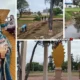 Restauración de la Virgen del acceso a Charata: Caballeros de María y el Municipio