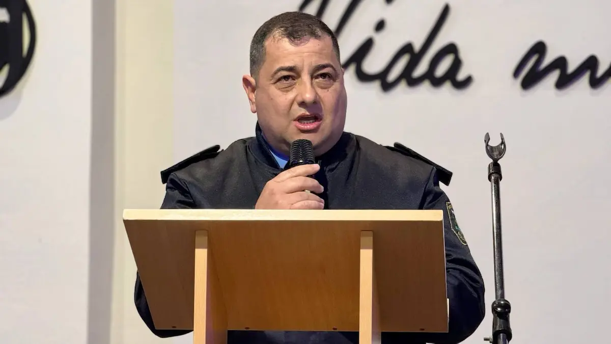 Rudaz y el culto evangélico policial en Charata por el 73° aniversario de la Policía