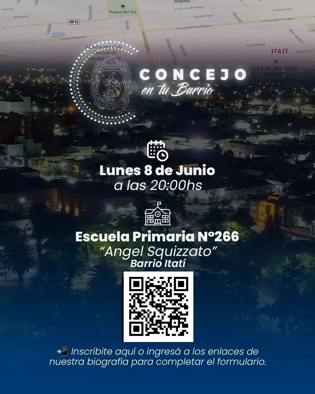 El Concejo en tu barrio: segunda jornada en barrio Itatí el 8 de junio