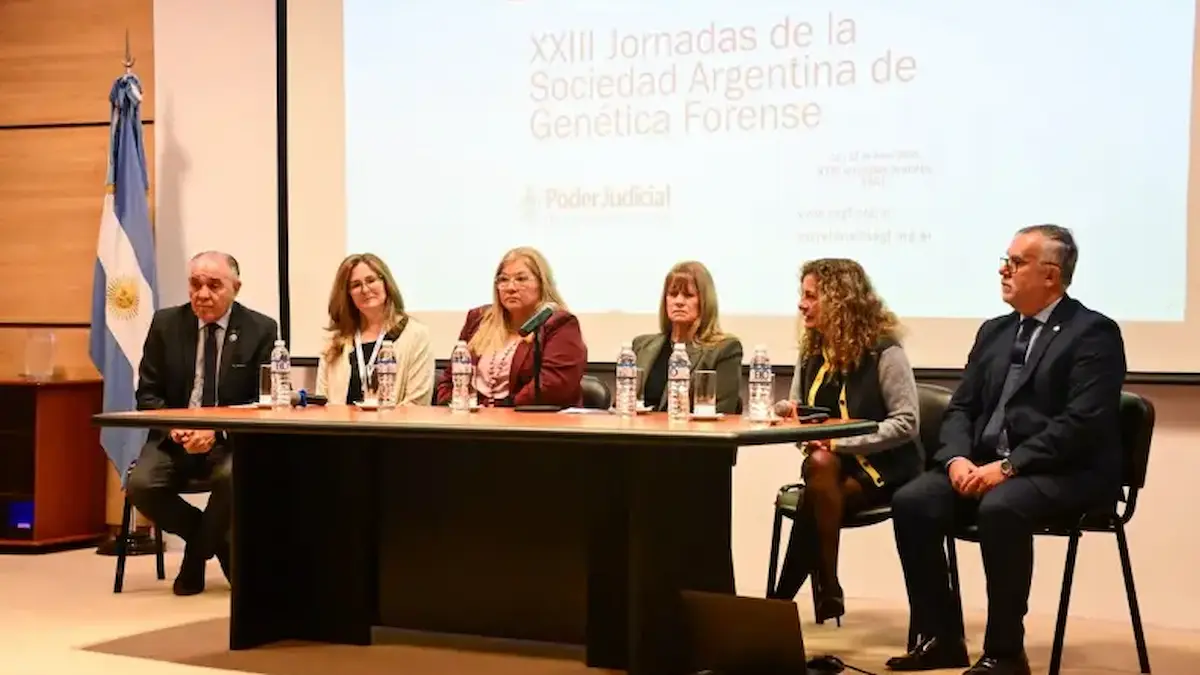 Jornadas de Genética Forense en Chaco: Delgado acompañó la apertura en el STJ