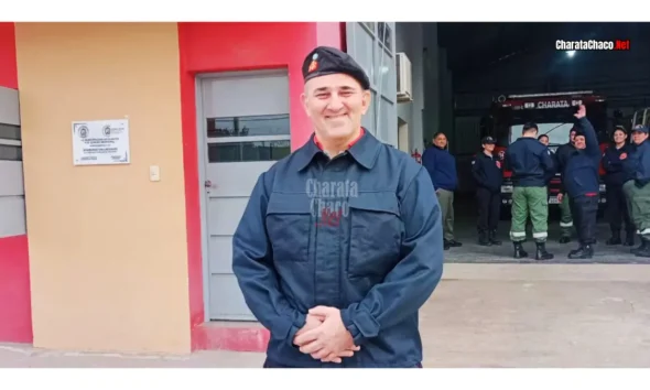 Bomberos Voluntarios de Charata en su día: dos nuevos juramentos