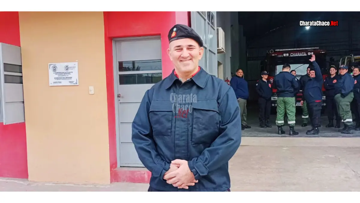 Bomberos Voluntarios de Charata en su día: dos nuevos juramentos