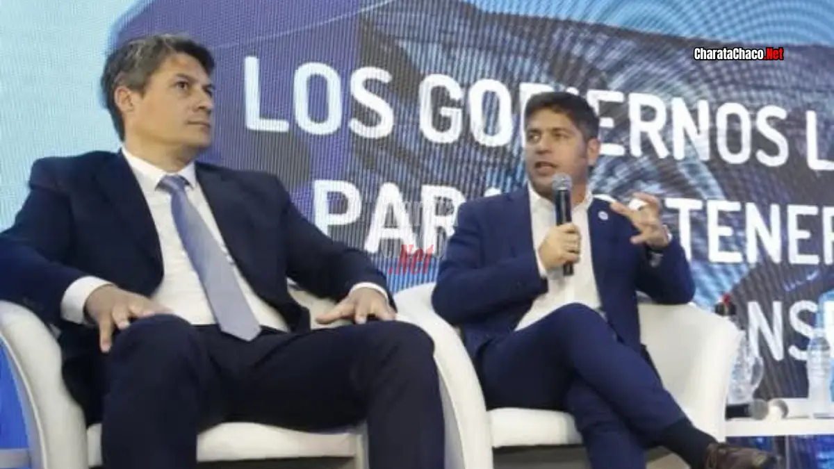 García de Machagai junto a Kicillof: críticas a Zdero y al Gobierno nacional