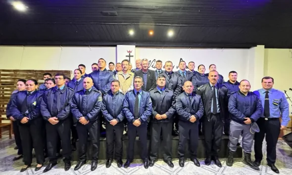 Rach en el Culto por el 73° aniversario de la Policía del Chaco en Charata