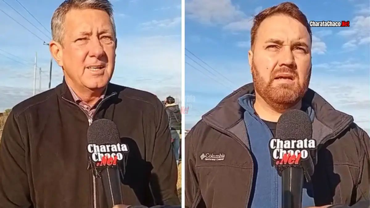 Obras de desagüe en Charata ante El Niño: Rach recorre trabajos con APA y Vialidad