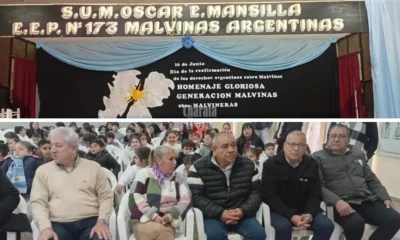 Acto Malvinas en la Escuela 173 de Charata: teatro, emoción y homenaje a Zanatto