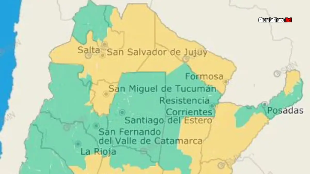 Alerta amarilla por frío extremo en Chaco: el SMN advierte por temperaturas peligrosas