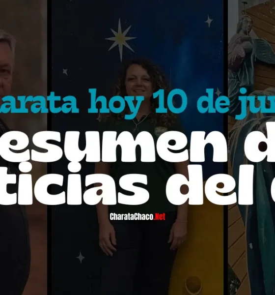 Charata hoy miércoles 10 de junio: aguinaldo, obras y política