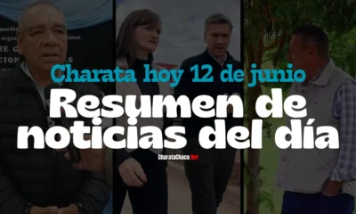 Charata hoy viernes 12 de junio: Zdero, Malvinas y obras