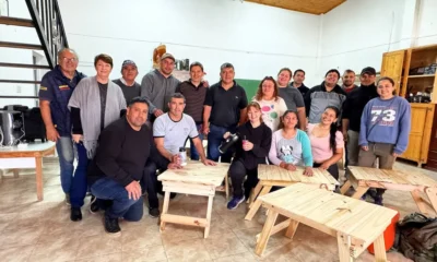 Curso carpintería Charata: finalizó la primera etapa