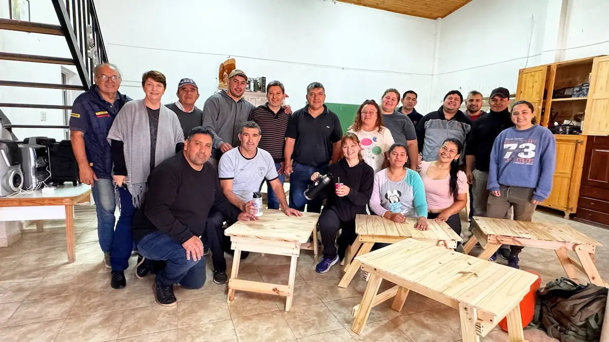 Curso carpintería Charata: finalizó la primera etapa