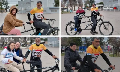 Atre-Verse en Charata: bicicleta tándem e inclusión pedaleando juntos