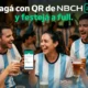 NBCH y Unicobros: 20% de reintegro con QR los días que juega Argentina