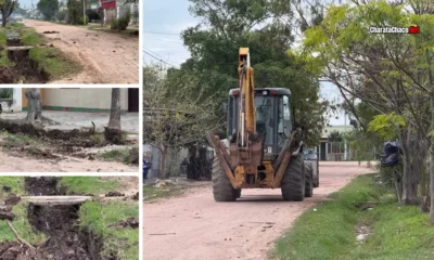 Alcantarillas barrio Itatí Charata: el municipio actuó tras el reclamo vecinal