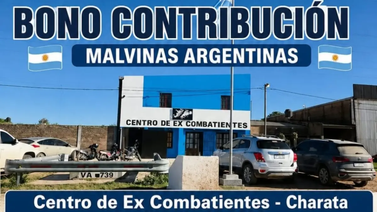 Bono contribución ex combatientes Charata: sorteo el 30 de octubre