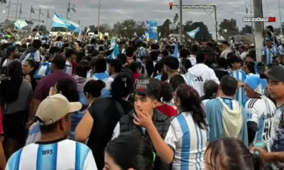 Charata festejó el triunfo de Argentina: caravana en Güemes