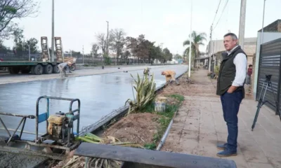 Pavimento avenida Caseros Charata: última cuadra