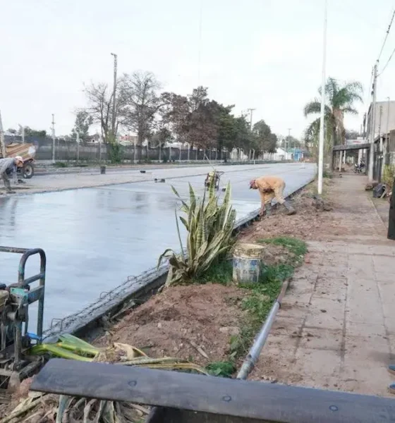 Pavimento avenida Caseros Charata: última cuadra