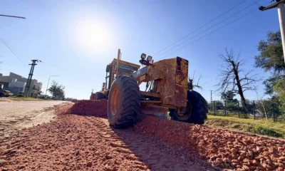 Enripiado calle San Martín Charata: tránsito interrumpido por obra